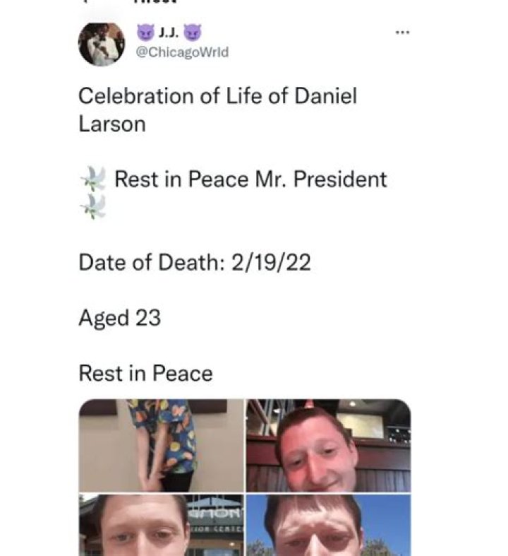 Daniel Larson's Death And Its Impact