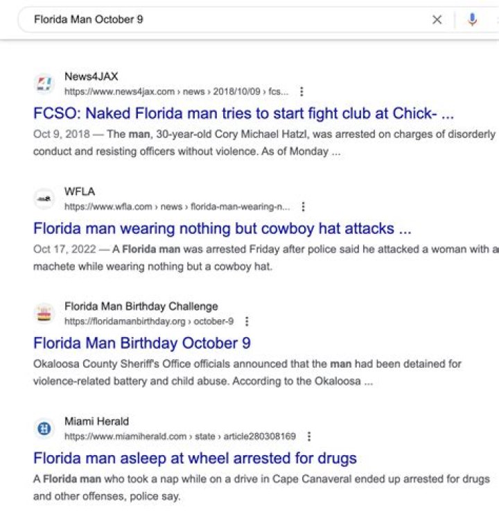 Unveiling The Enigma: "Florida Man October 23"