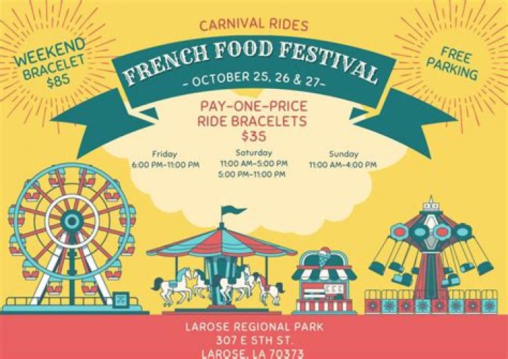 Uncover The Delights Of French Food Festival Larose LA: A Culinary Odyssey