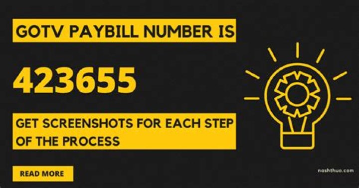 Unlock Your GOTV Paybill Number: Key To Seamless Entertainment