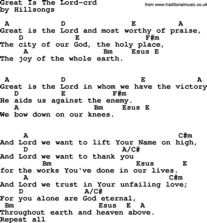 The Ultimate Guide To "Great Is The Lord My Conqueror" Lyrics