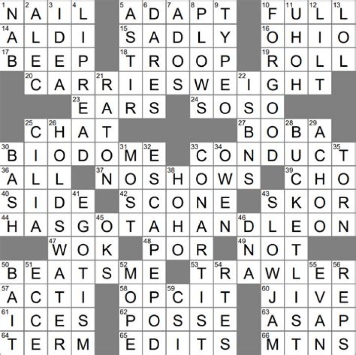 "Ha Karma Strikes Again" Crossword Decoded