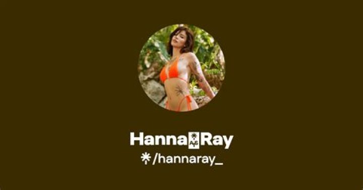 Hanna Ray's Leaked OnlyFans Content And Its Consequences