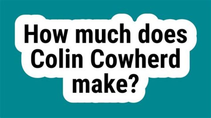 Exploring Colin Cowherd's Lucrative Earnings