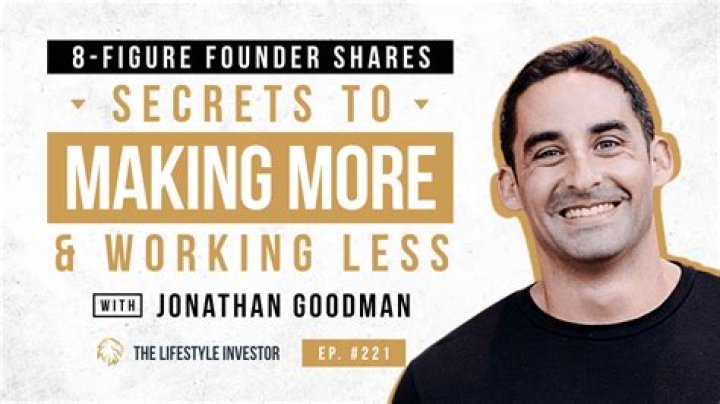 Unveiling Jonathan Goodman's Net Worth: Exploring Wealth And Legacy