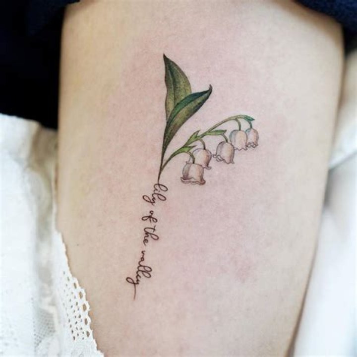 Unveil The Enchanting World Of Lily Of The Valley And Rose Tattoos