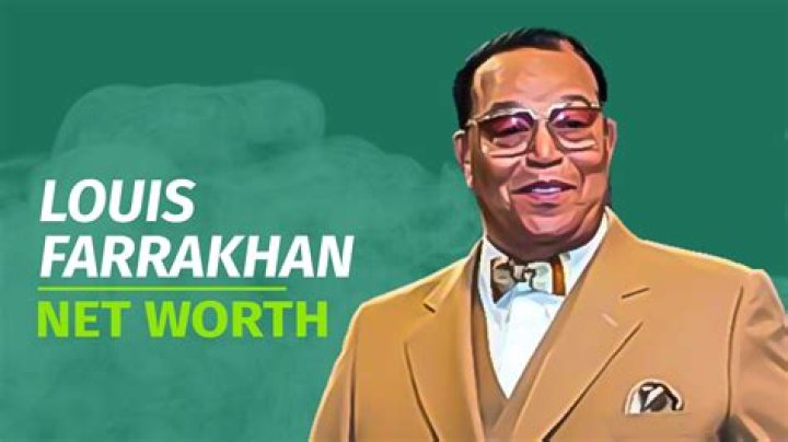 Uncover The Secrets Of Louis Farrakhan's Net Worth