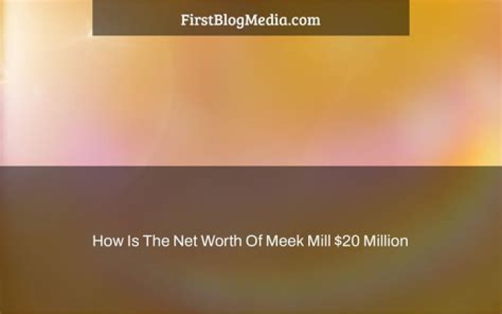 The Surprising Secrets Behind Meek Mill's Net Worth