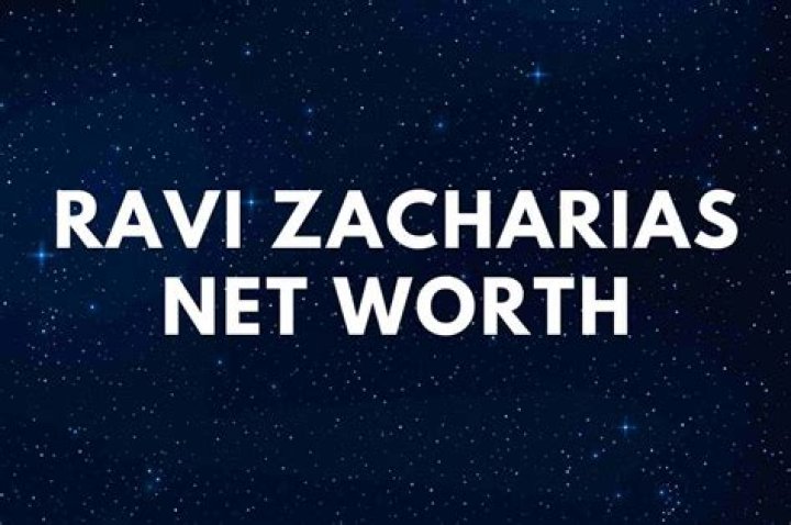 Unveiling The Net Worth Of Ravi Zacharias: Discoveries And Insights