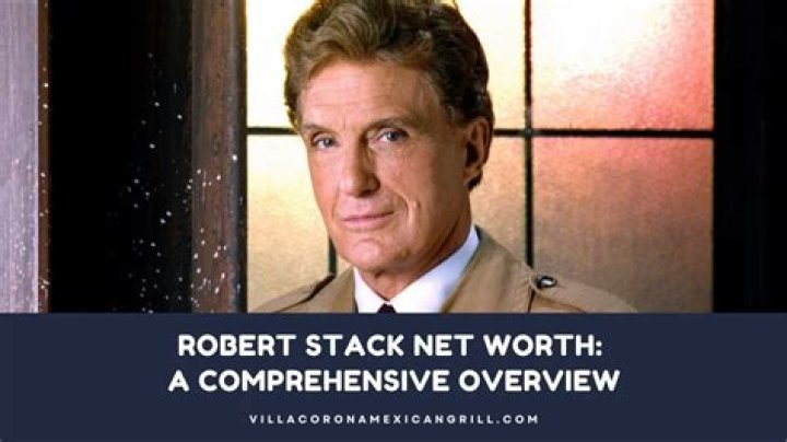 Unveiling Robert Stack's Net Worth: Discoveries And Insights