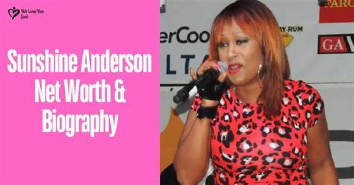Unveiling Sunshine Anderson's Net Worth: Surprising Revelations