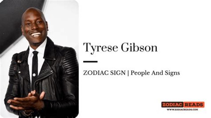 Tyrese Gibson's Zodiac Sign Unveiled