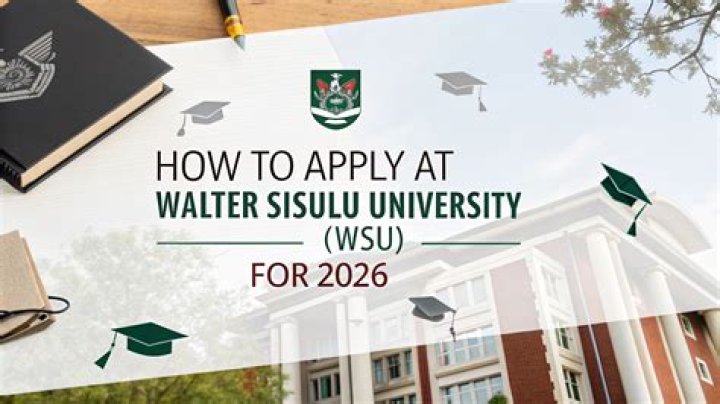 Walter Sisulu University Online Application 2024