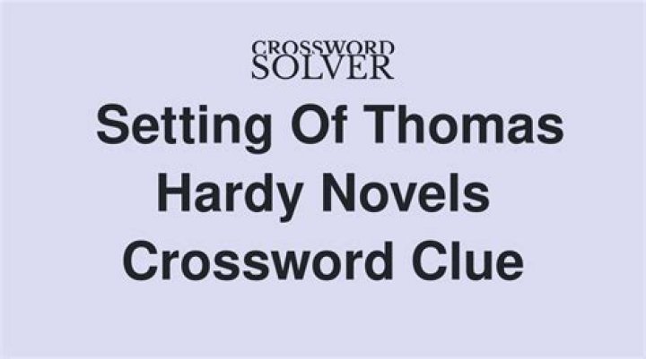 Master "Writer Hardy Crossword Clue"
